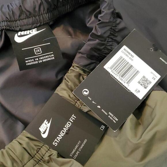 Nike Icon Clash Woven Skirt 2X Black and Green athletic Tennis Utility Plus Size - Picture 14 of 14